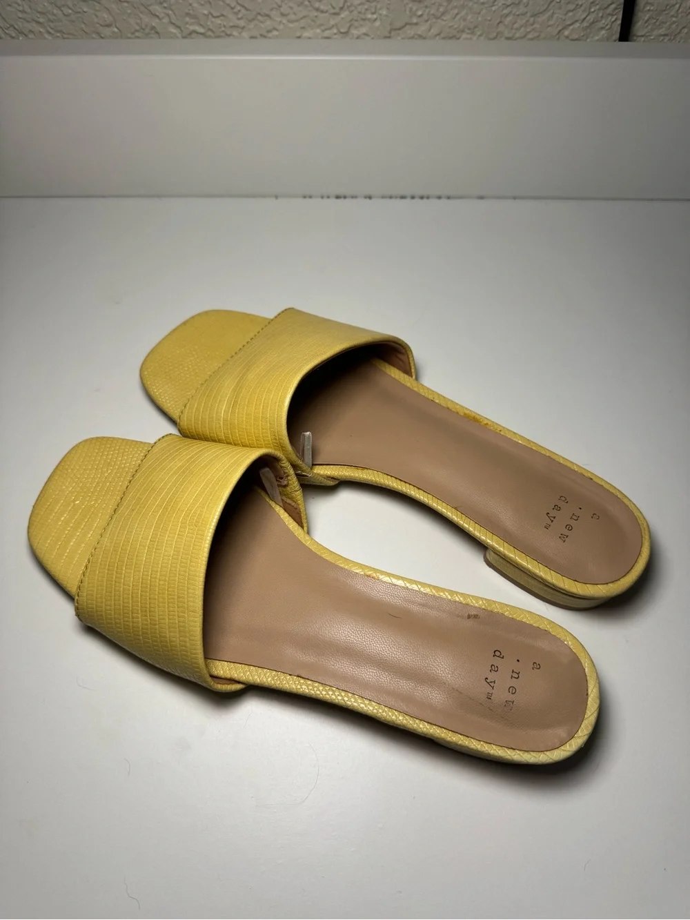 Target Yellow Women's Slide Sandals